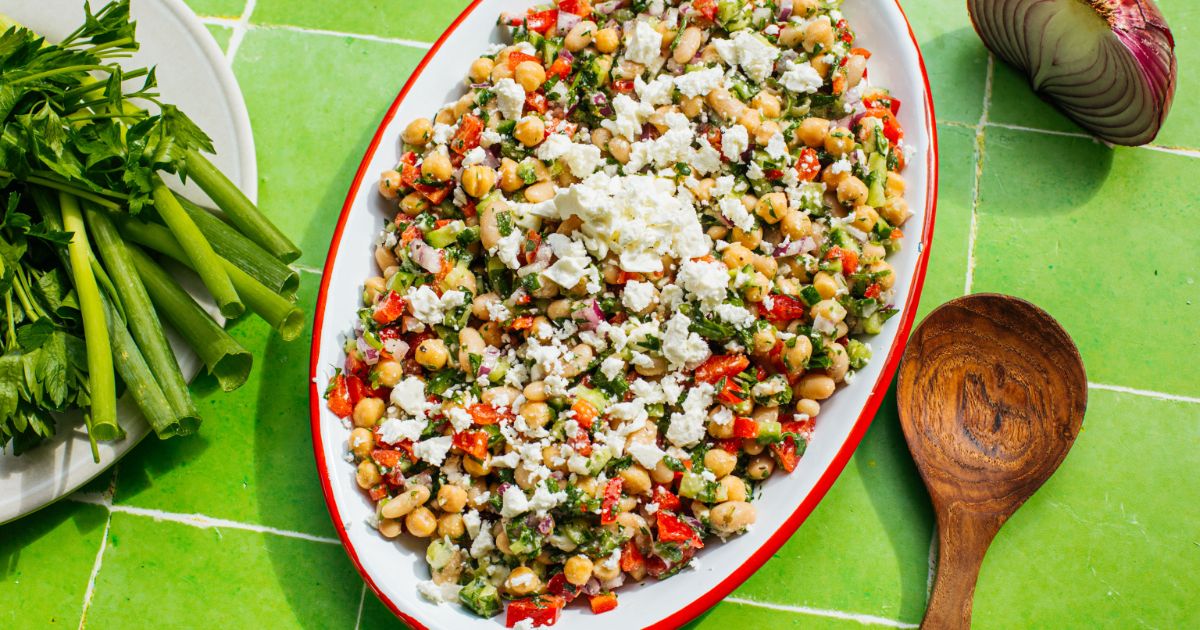 Mediterranean Bean Salad | Athenos