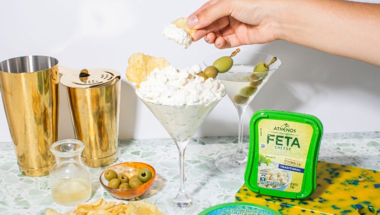 Martini Olive Dip with Feta