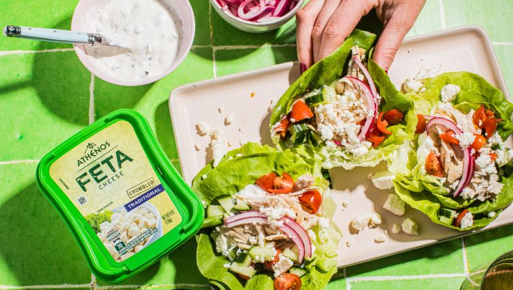 Mediterranean Lettuce Wraps