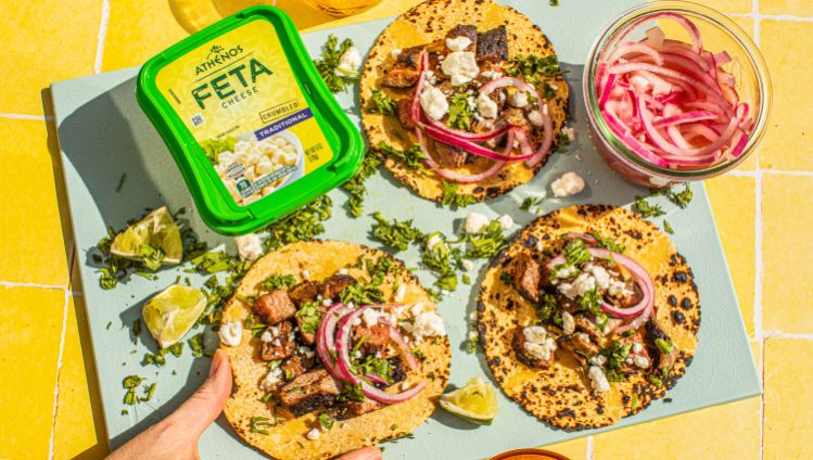 Steak and Feta Tacos
