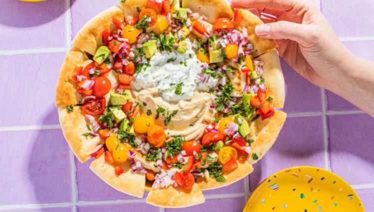 Hummus Pita Nachos
