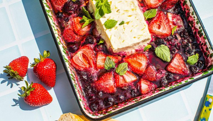 Baked Berry Feta