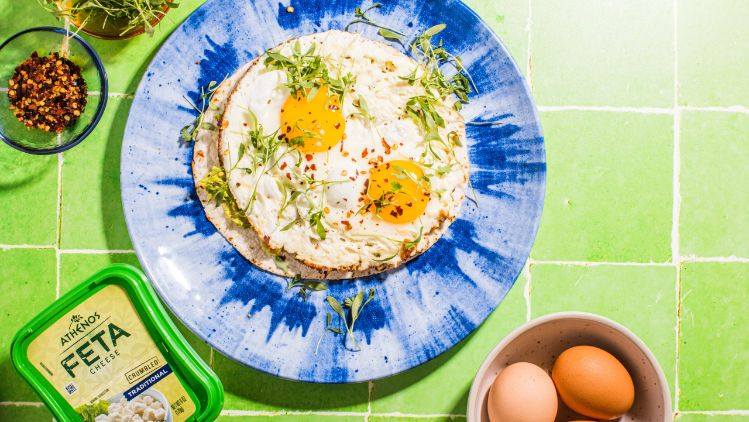 Feta Fried Eggs