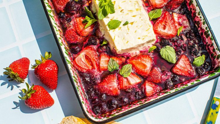 Baked Berry Feta