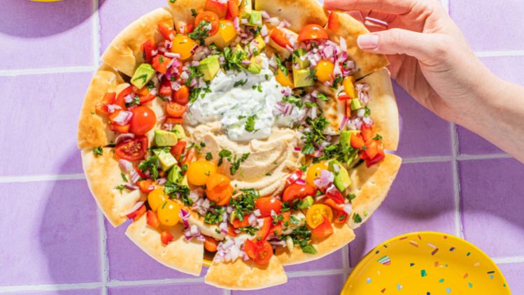 Hummus Pita Nachos