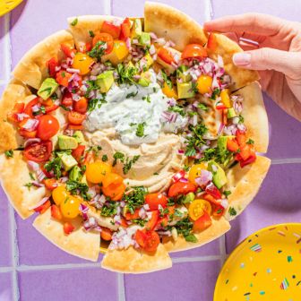 Hummus Pita Nachos