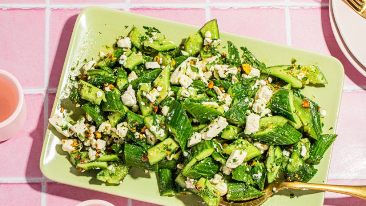 Athenos_Beauty_Recipe_Smashed Herbed Cucumber Salad-1