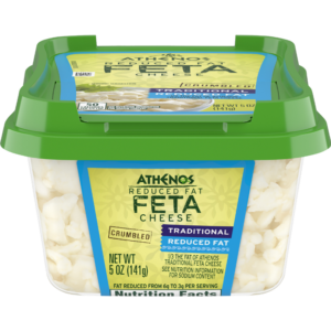 Crumbled Reduced Fat Feta Cheese
