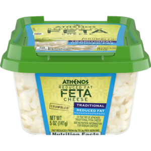 Crumbled Reduced Fat Feta Cheese Crumbled Reduced Fat Feta Cheese