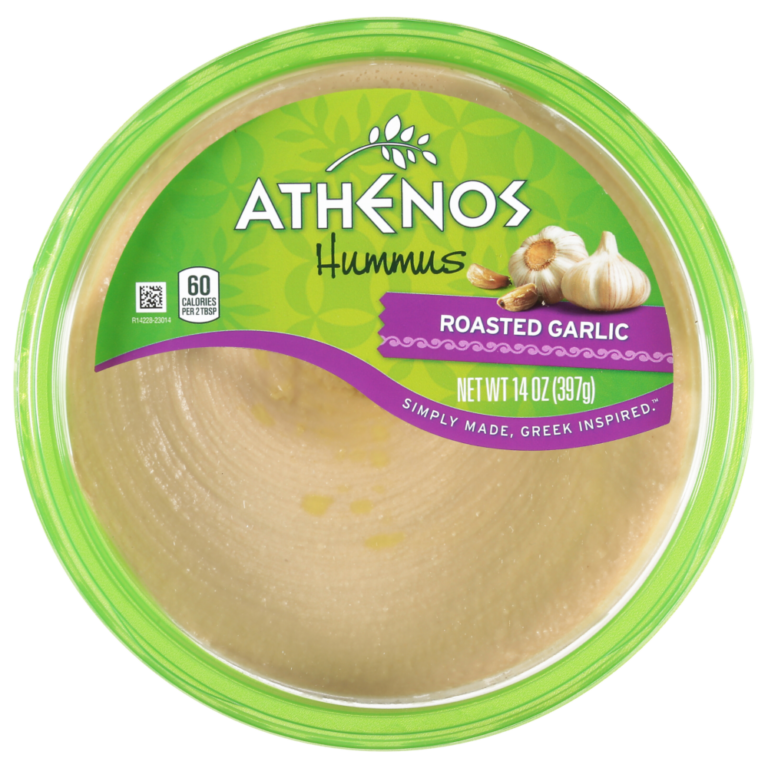 Roasted Garlic Hummus Athenos