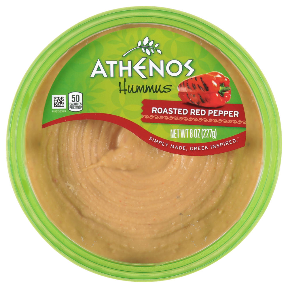 Roasted Red Pepper Hummus Athenos