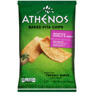 Roasted Garlic & Herb Pita Chips Roasted Garlic & Herb Pita Chips
