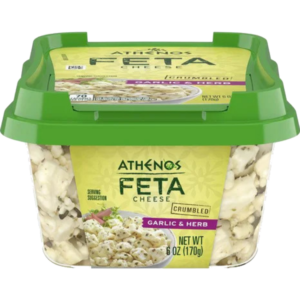 Crumbled Garlic & Herb Feta Cheese Crumbled Garlic & Herb Feta Cheese