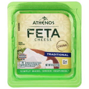 Chunk Traditional Feta Cheese – Resealable