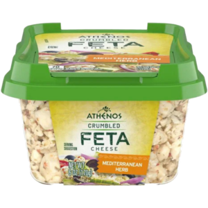Crumbled Mediterranean Herb Feta Cheese Crumbled Mediterranean Herb Feta Cheese