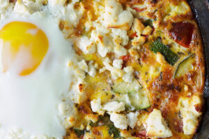 Vegetable Frittata with Feta