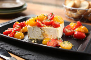 Baked Athenos Feta Bruschetta