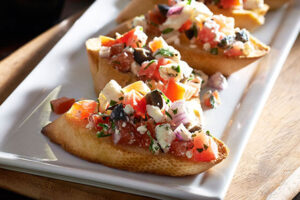 Tomato-Basil Bruschetta with Feta