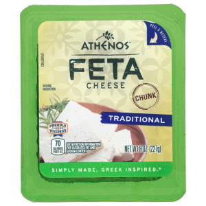 Traditional Chunk Feta Cheese – Resealable