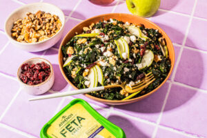 Kale Apple Feta Salad