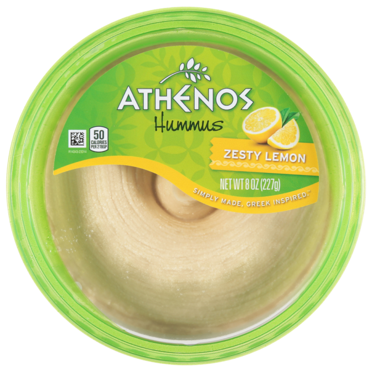 Zesty Lemon Hummus Athenos