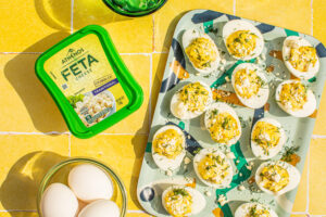 Feta Deviled Eggs