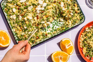 Spring Pea Couscous Salad