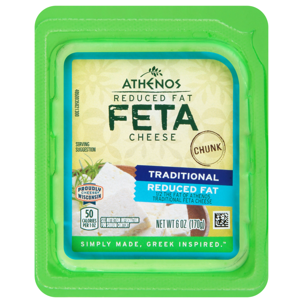 Reduced Fat Chunk Traditional Feta Cheese Resealable Athenos