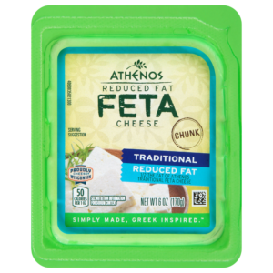 Reduced Fat Chunk Traditional Feta Cheese – Resealable